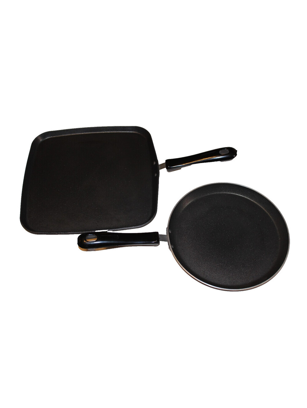 T-fal Ultrabase Nonstick Fry Pan 8.75" & 10.5" Square Griddle 2 Pc Set